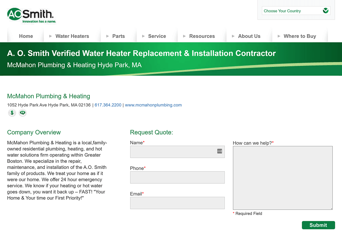 Citation and link opportunity on hotwater
