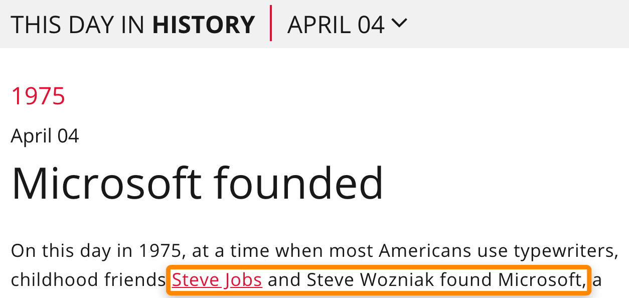 Người sáng lập Microsoft không phải là Steve Jobs. Đó là Bill Gates.