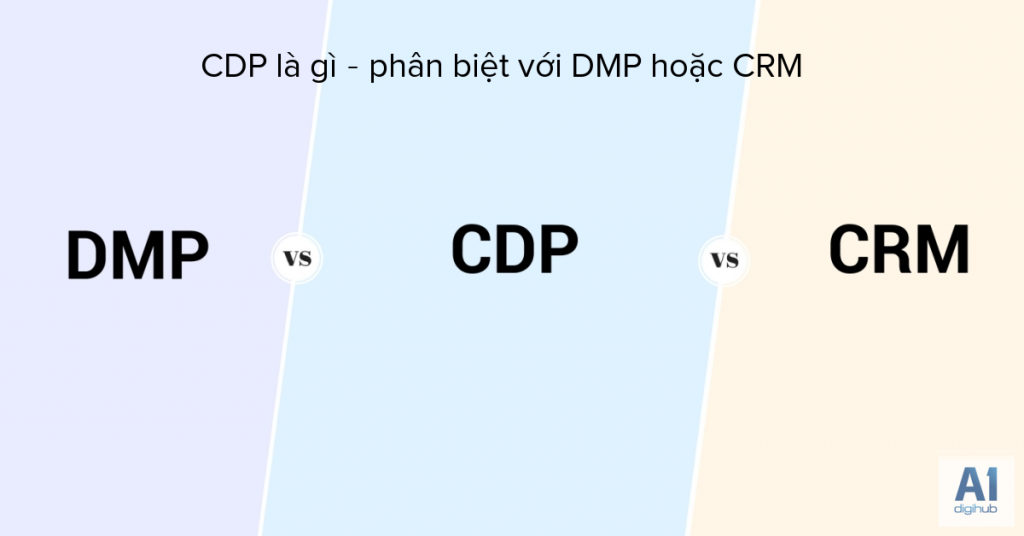 Sự khác nhau giữ CDP và các giải pháp khác