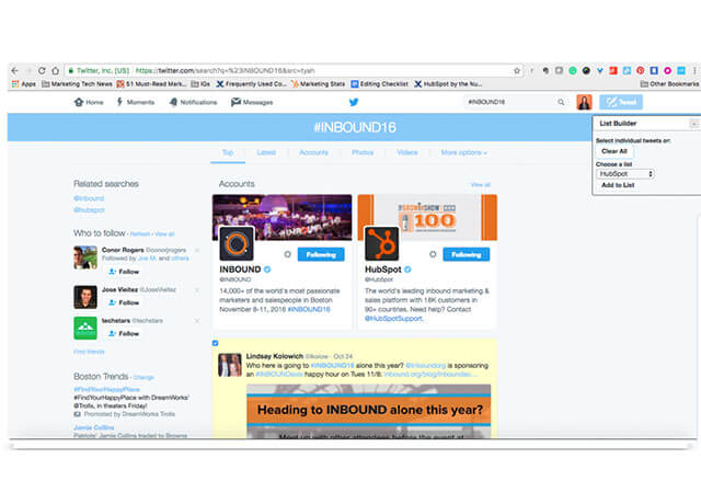 Tiện ích List Builder for Twitter Chrome Extensions | Top On Seek