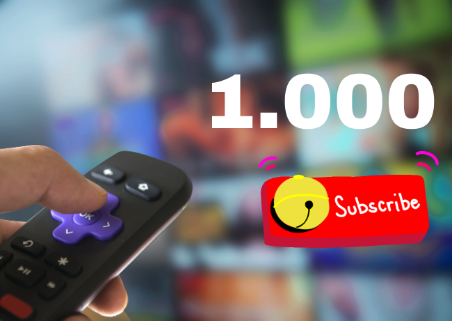 1.000 subscribes trên Youtube