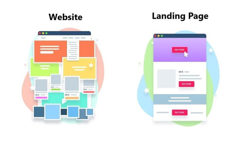 Website và Landing Page khác nhau như thế nào?